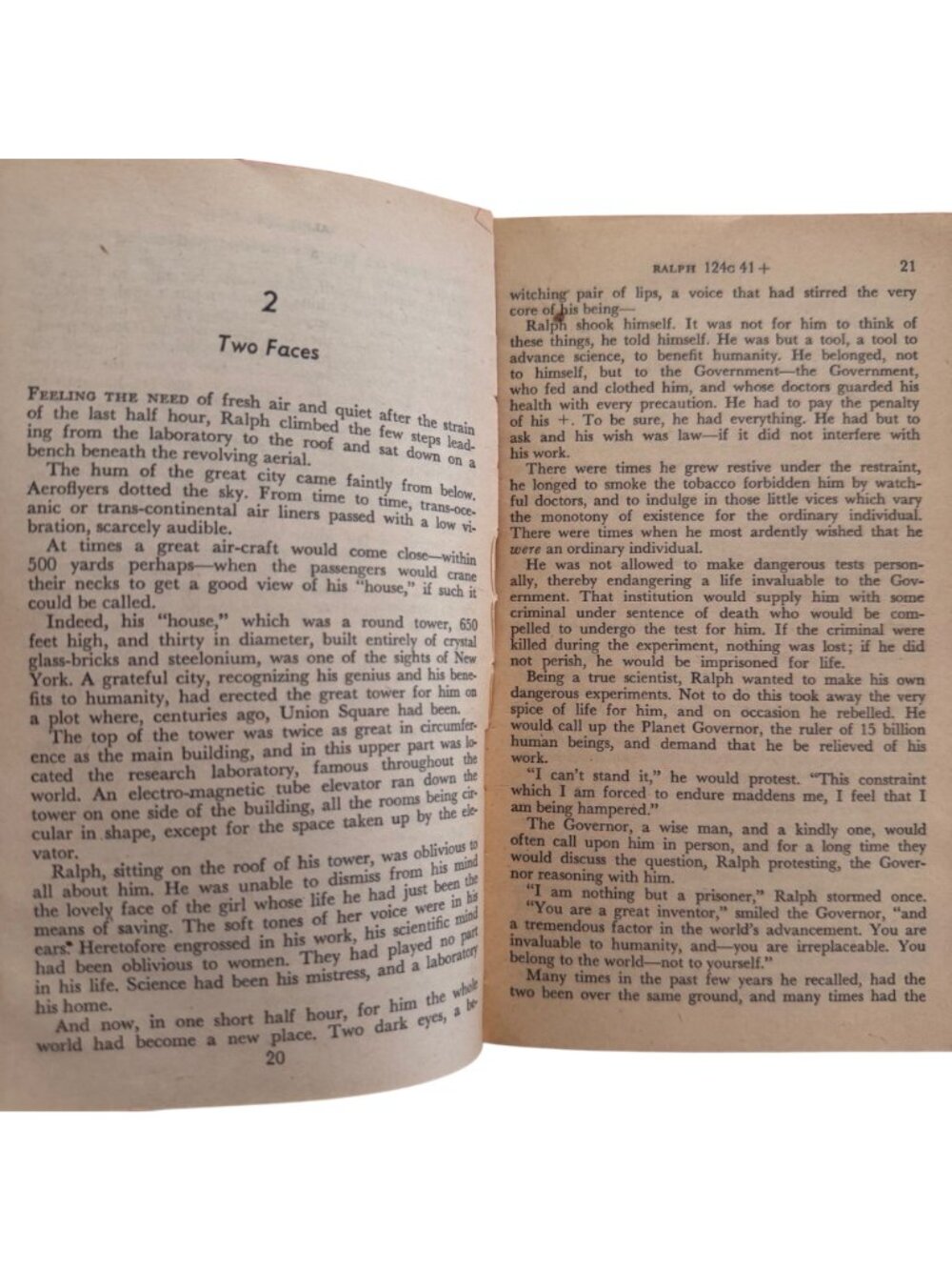 Hugo Gernsbacks Ralph 124C 41+ PB 1958 Crest Reprint Foreword Fletcher Pratt Vtg - Picture 15 of 16